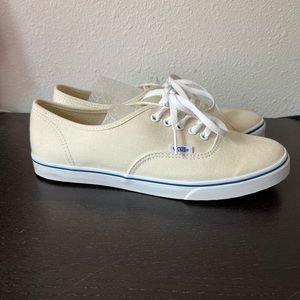 VANS Era Classic Cream/Ivory/Off-white LaceUp Sneakers shoes